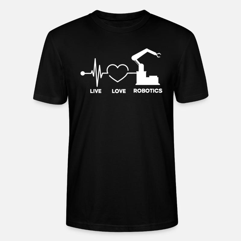 Programmeur de robots robotiques - T-shirt bio CRAFTER Stanley Stella Unisexe - noir