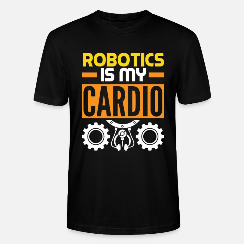 Programmeur de robots robotiques - T-shirt bio CRAFTER Stanley Stella Unisexe - noir