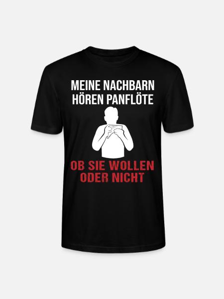 Nachbarns Lieblings Panflöten Sound - Stanley/Stella Unisex Bio-T-Shirt CRAFTER - Schwarz