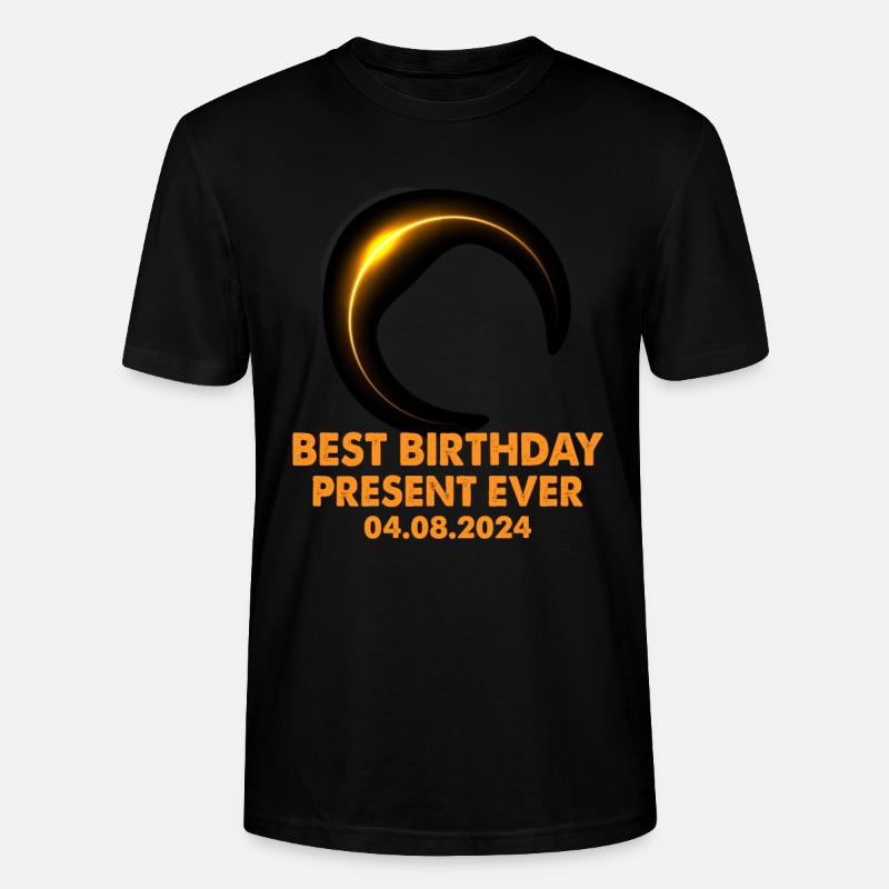 Éclipse solaire - Explorez l’obscurité - T-shirt bio CRAFTER Stanley Stella Unisexe - noir