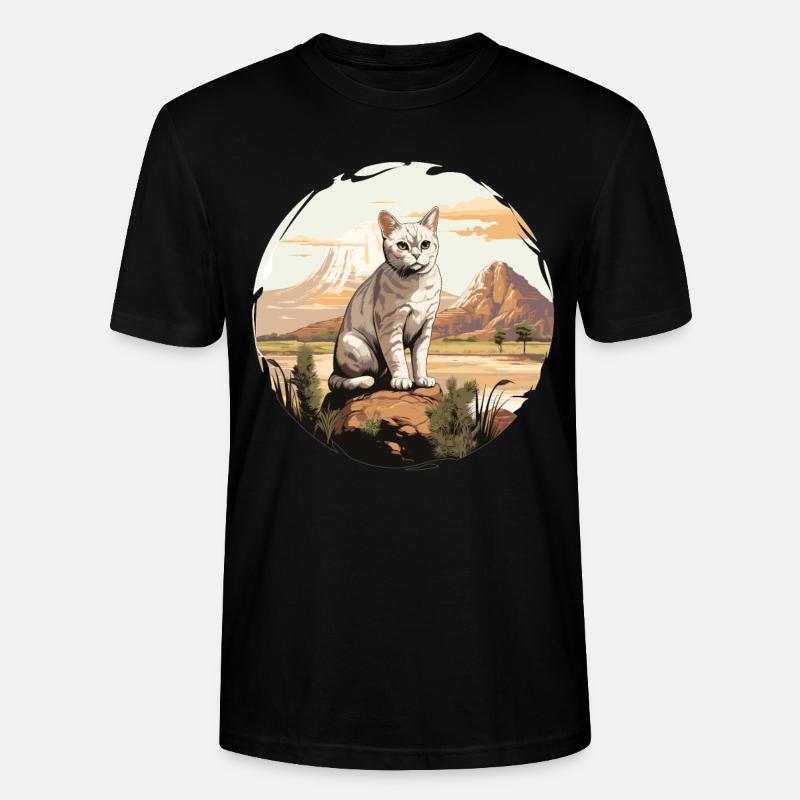 Burmilla Kätzchen Burmilla Katze - Stanley/Stella Unisex Bio-T-Shirt CRAFTER - Schwarz