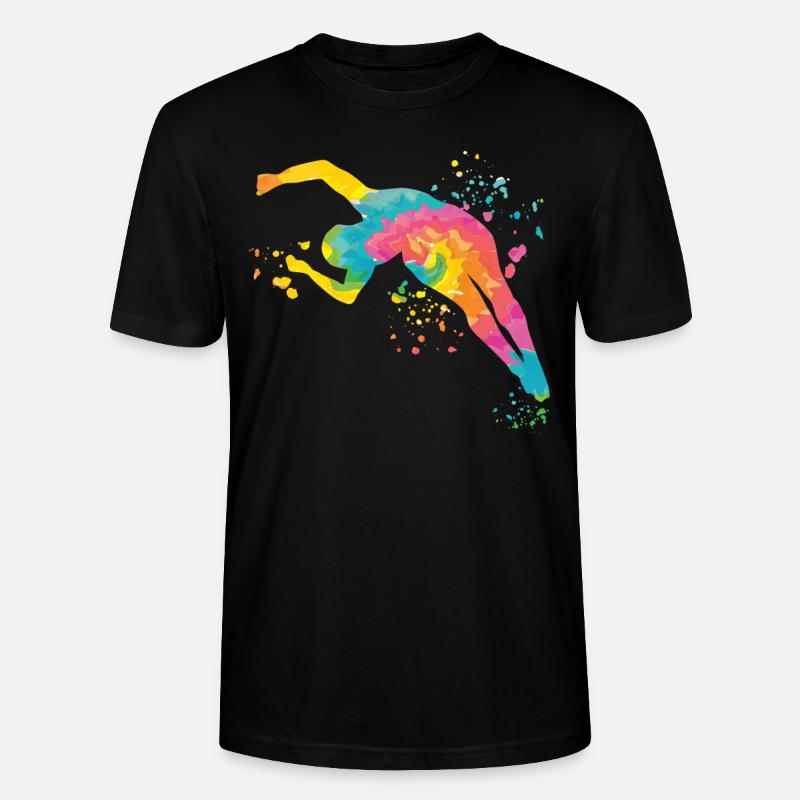 Synchronisierter Wassertaucher High Diver - Stanley/Stella Unisex Bio-T-Shirt CRAFTER - Schwarz