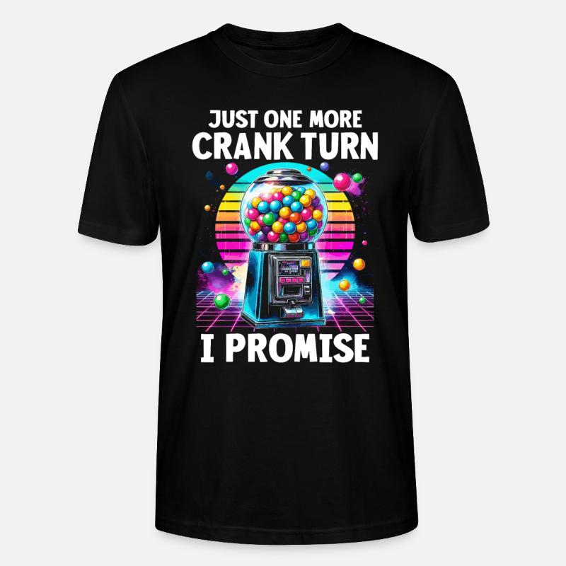 Machine à chewing-gum - T-shirt bio CRAFTER Stanley Stella Unisexe - noir