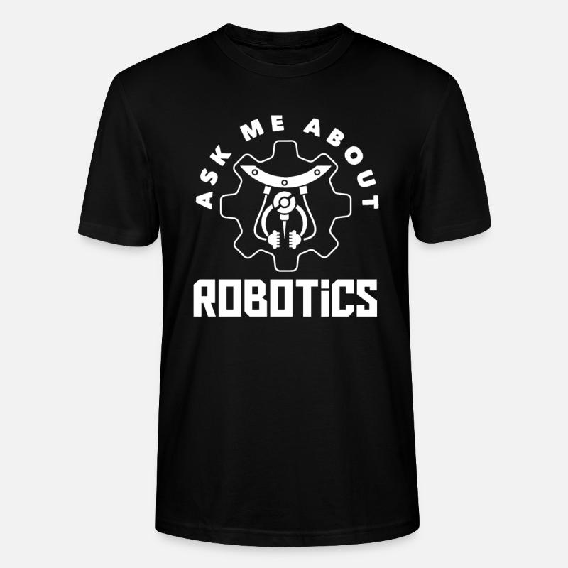 Programmeur de robots robotiques - T-shirt bio CRAFTER Stanley Stella Unisexe - noir