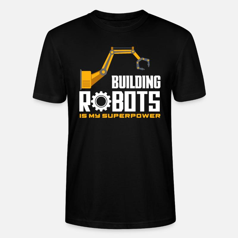 Programmeur de robots robotiques - T-shirt bio CRAFTER Stanley Stella Unisexe - noir