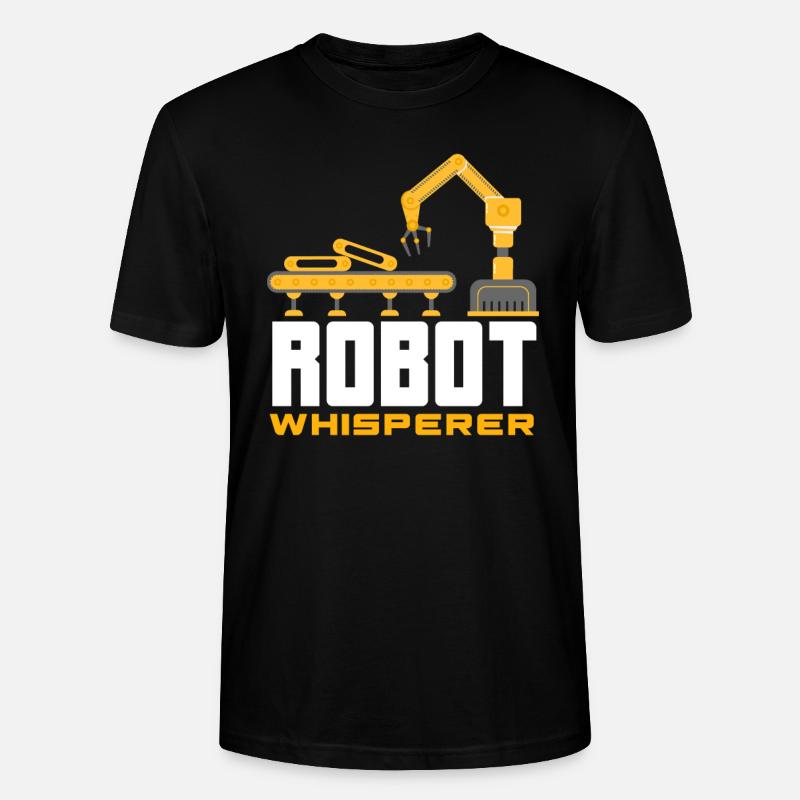 Programmeur de robots robotiques - T-shirt bio CRAFTER Stanley Stella Unisexe - noir