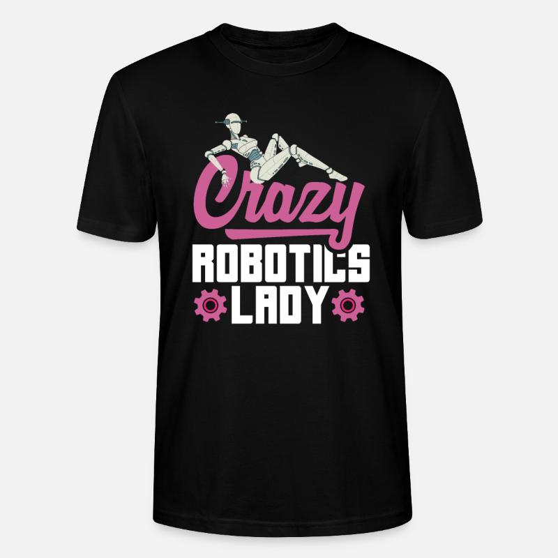 Robotik Roboter Programmierer - Stanley/Stella Unisex Bio-T-Shirt CRAFTER - Schwarz