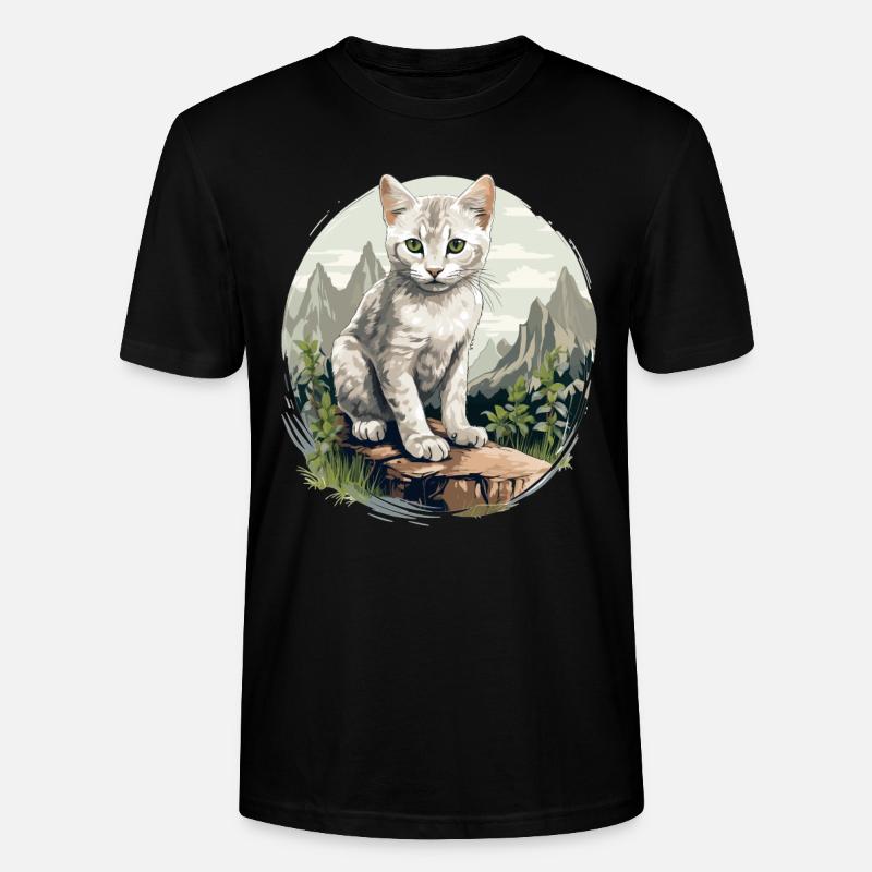Burmilla Kätzchen Burmilla Katze - Stanley/Stella Unisex Bio-T-Shirt CRAFTER - Schwarz