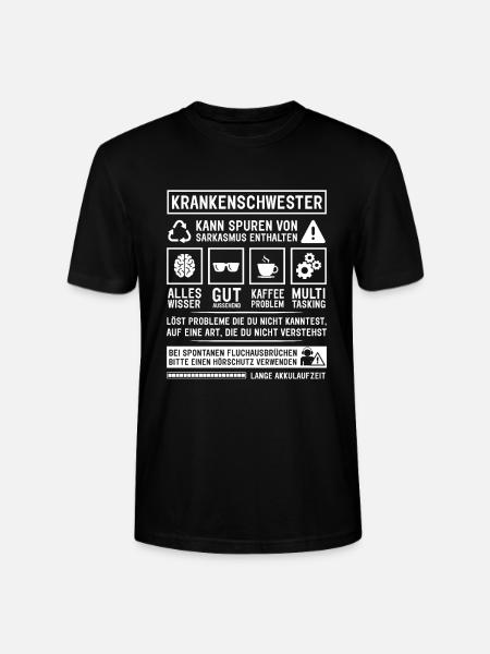 Peut contenir des traces de sarcasme - T-shirt bio CRAFTER Stanley Stella Unisexe - noir