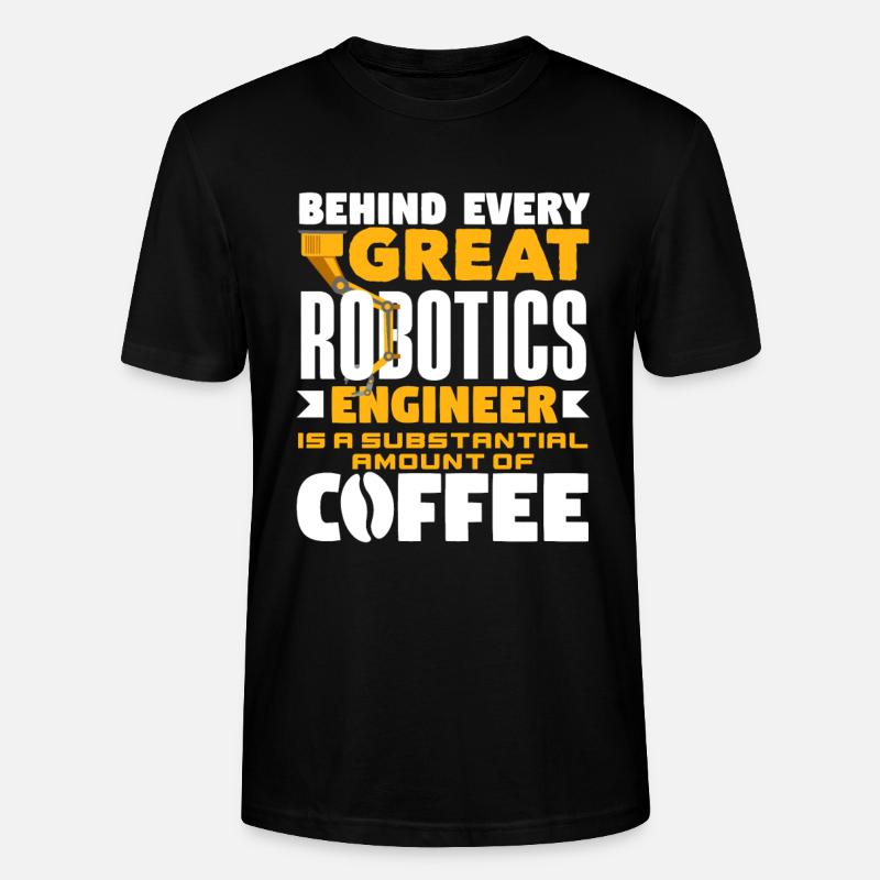 Programmeur de robots robotiques - T-shirt bio CRAFTER Stanley Stella Unisexe - noir