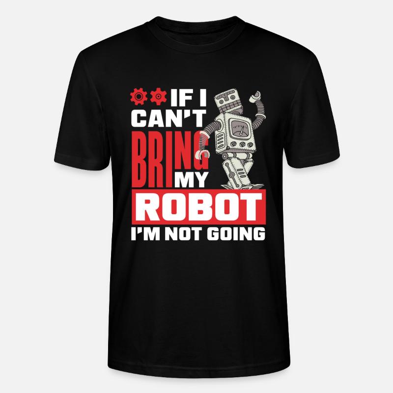 Programmeur de robots robotiques - T-shirt bio CRAFTER Stanley Stella Unisexe - noir