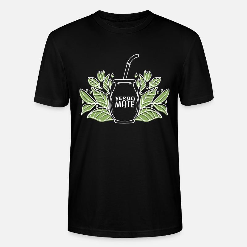 Yerba Mate Tee Trinker - Stanley/Stella Unisex Bio-T-Shirt CRAFTER - Schwarz