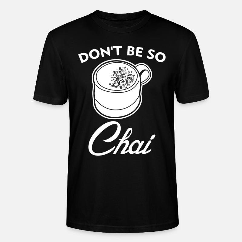 Chai Latte Chai Tea - Stanley/Stella Unisex Bio-T-Shirt CRAFTER - Schwarz