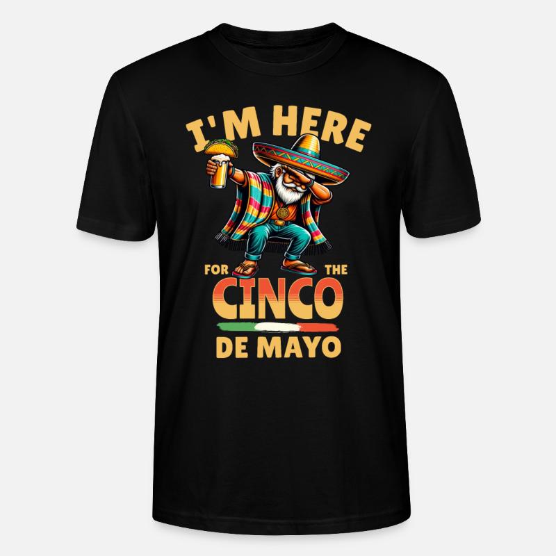 Cinco De Mayo - Stanley/Stella Unisex Bio-T-Shirt CRAFTER - Schwarz