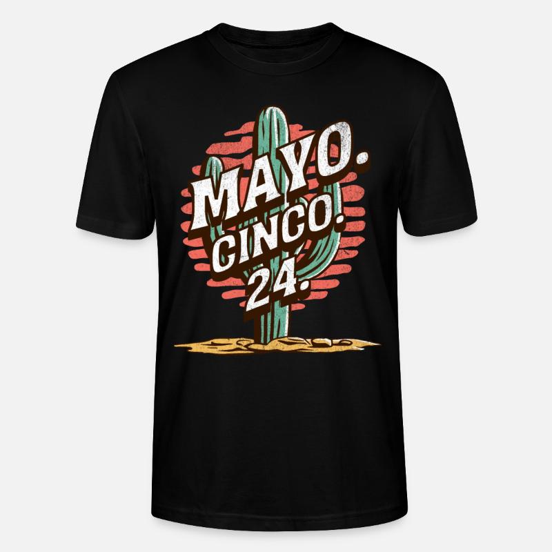 Cinco De Mayo 2024 - Stanley/Stella Unisex Bio-T-Shirt CRAFTER - Schwarz
