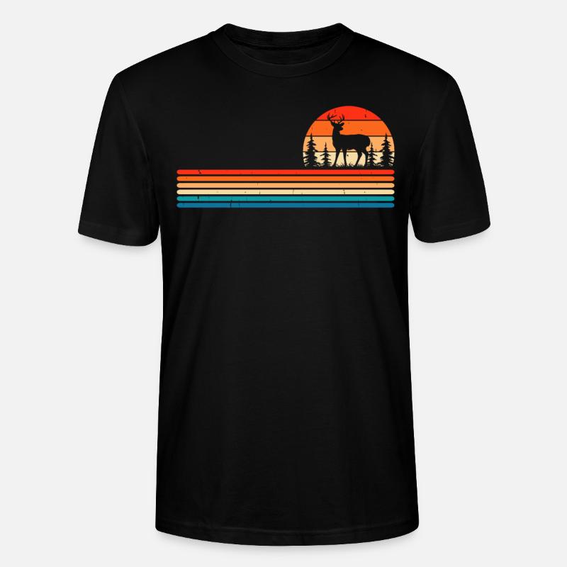 Jagen Jäger - Stanley/Stella Unisex Bio-T-Shirt CRAFTER - Schwarz