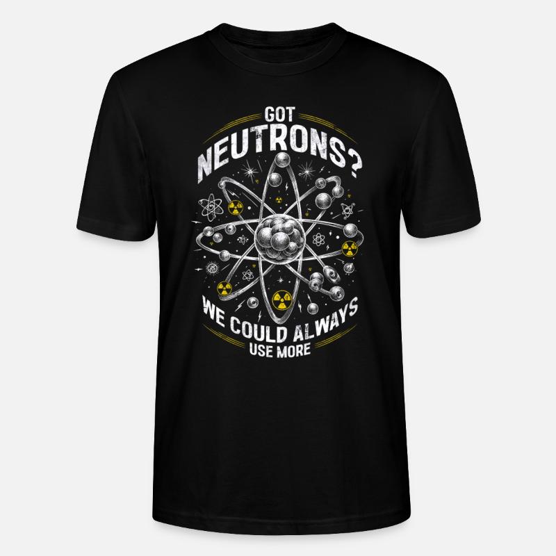 Nuclear Engineer Nuclear Technician - Stanley/Stella CRAFTER Unisex Organic T-Shirt - black