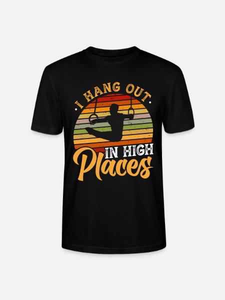 Ring Gymnastics Gymnastics - Stanley/Stella CRAFTER Unisex Organic T-Shirt - black