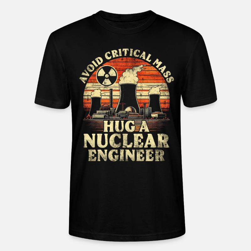 Nuclear Engineer Nuclear Technician - Stanley/Stella CRAFTER Unisex Organic T-Shirt - black