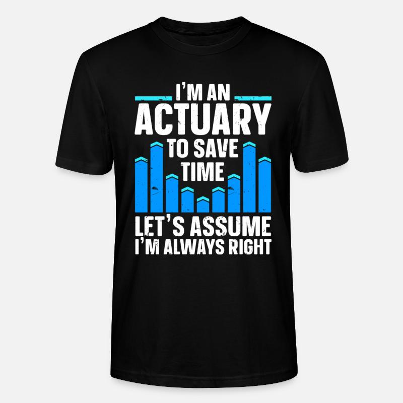 Aktuar Statistiker - Stanley/Stella Unisex Bio-T-Shirt CRAFTER - Schwarz