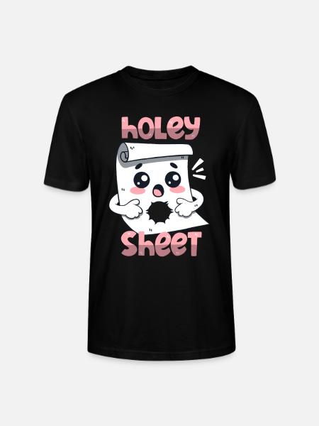 Holey Sheet - Stanley/Stella CRAFTER Unisex Organic T-Shirt - black