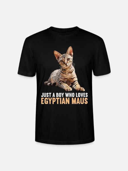 Egyptisk Mau Killing Kat Egyptisk Mau - Stanley Stella CRAFTER unisex økologisk-T-shirt - sort