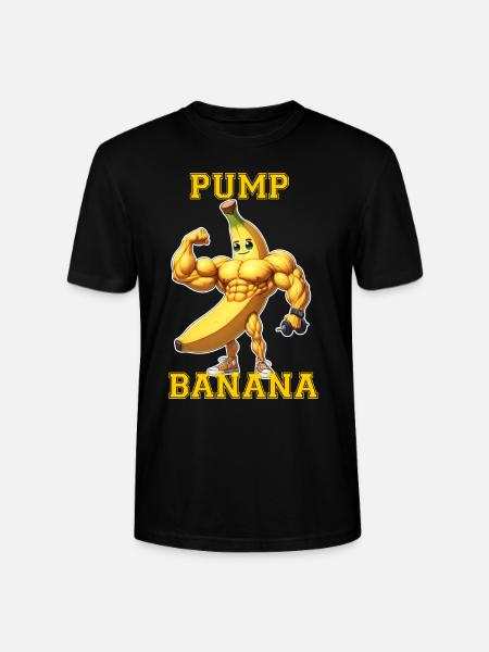 Banane Pump Banana - T-shirt bio CRAFTER Stanley Stella Unisexe - noir