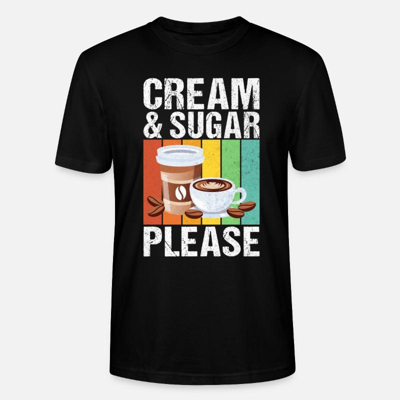 Cadeaux de café - T-shirt bio CRAFTER Stanley Stella Unisexe - noir