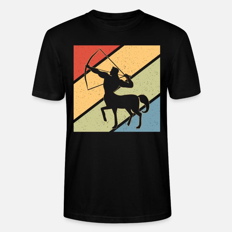 Phönix Zentaur Geschenk - Stanley/Stella Unisex Bio-T-Shirt CRAFTER - Schwarz