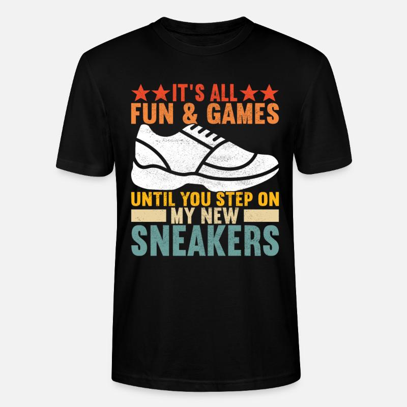 Sneakerhead Collectionneur de baskets - T-shirt bio CRAFTER Stanley Stella Unisexe - noir