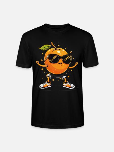 Apricot - Stanley/Stella CRAFTER Unisex Organic T-Shirt - black