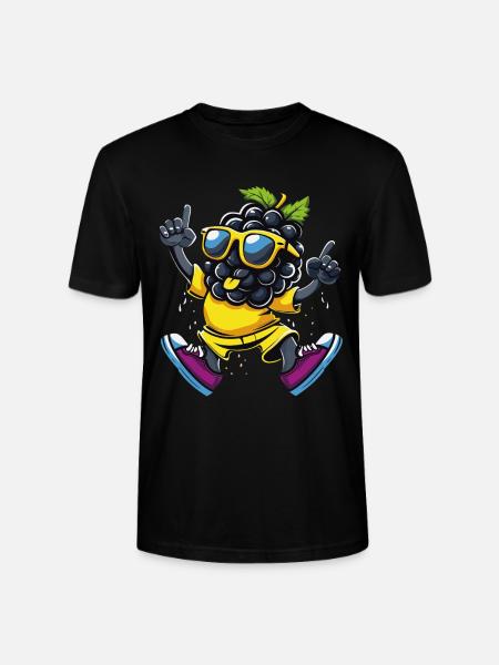 Mûres - T-shirt bio CRAFTER Stanley Stella Unisexe - noir