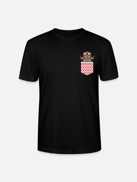Bisamratte - Stanley/Stella Unisex Bio-T-Shirt CRAFTER - Schwarz