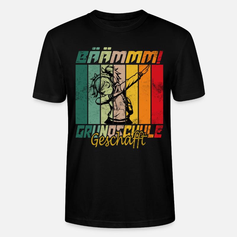 Abschluss Grundschule Mädchen - Stanley/Stella Unisex Bio-T-Shirt CRAFTER - Schwarz