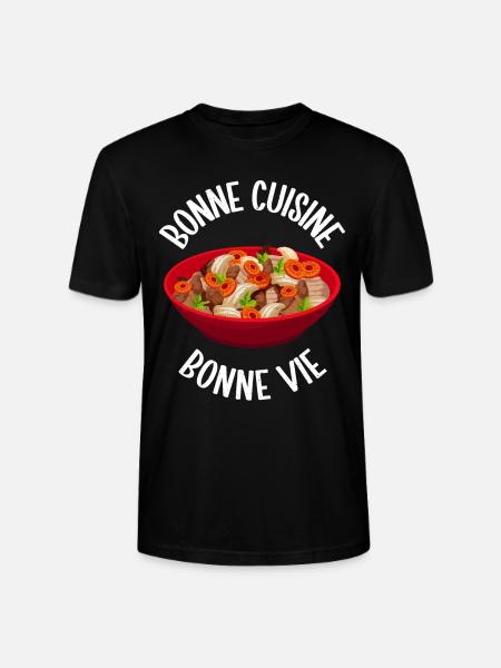 French Food Gifts - Stanley/Stella CRAFTER Unisex Organic T-Shirt - black