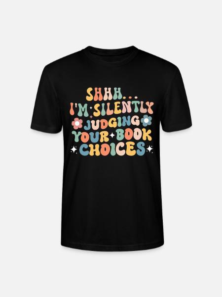 Groovy Reading Librarian Funny Library - Stanley/Stella CRAFTER Unisex Organic T-Shirt - black