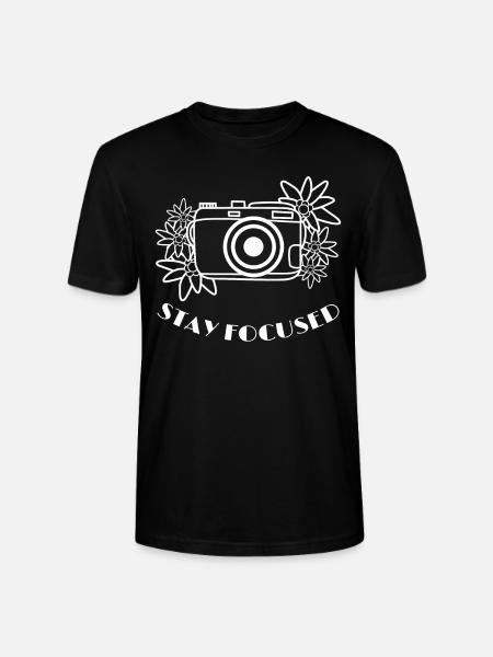 Photography Camera Photographer - Stanley/Stella CRAFTER Unisex Organic T-Shirt - black