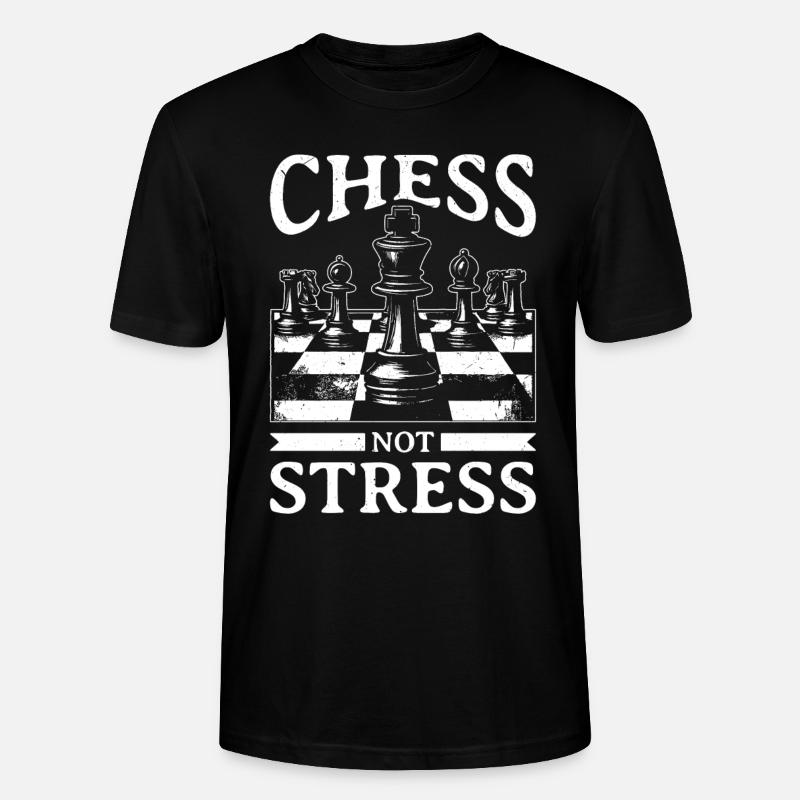 Chess - Stanley/Stella CRAFTER Unisex Organic T-Shirt - black