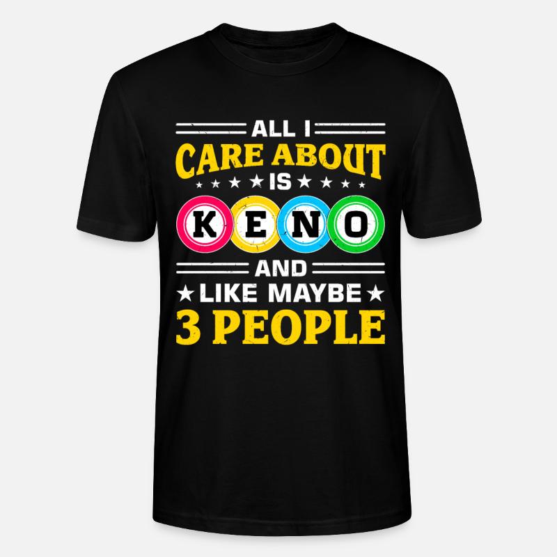 Keno - Stanley/Stella Unisex Bio-T-Shirt CRAFTER - Schwarz