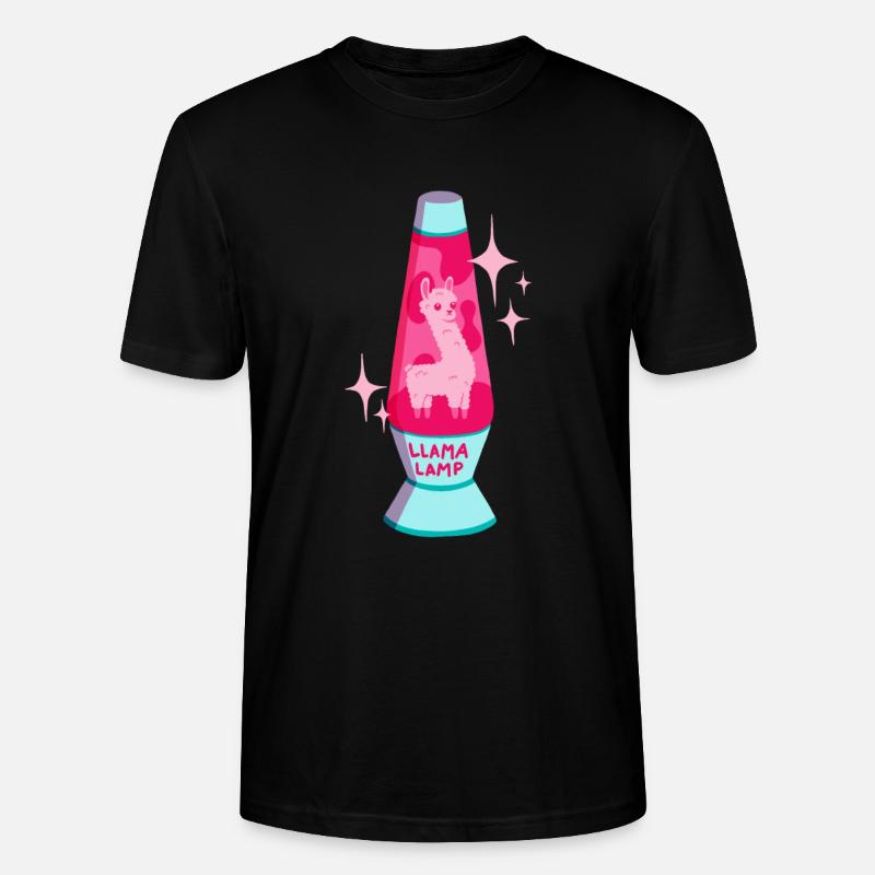 Lama Lampe à Lave - T-shirt bio CRAFTER Stanley Stella Unisexe - noir