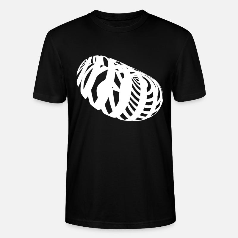Illusion d’optique Illusion Perception - T-shirt bio CRAFTER Stanley Stella Unisexe - noir