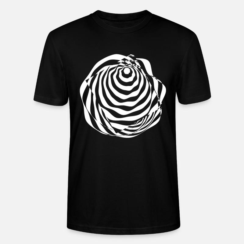 Illusion Illusion d’optique Perception - T-shirt bio CRAFTER Stanley Stella Unisexe - noir