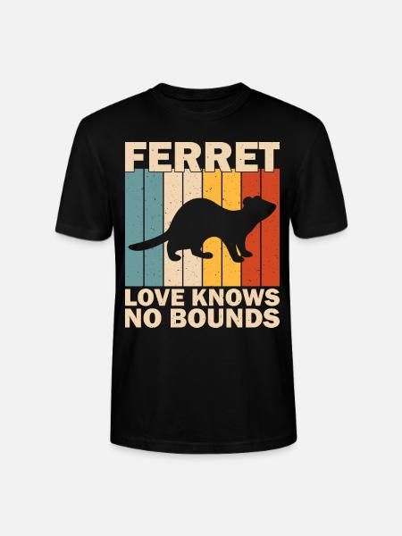 Frettchenliebhaber-besitzer - Stanley/Stella Unisex Bio-T-Shirt CRAFTER - Schwarz