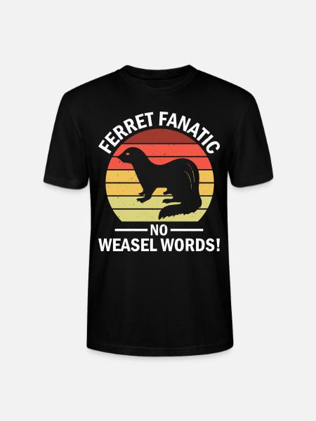 Frettchenliebhaber-besitzer - Stanley/Stella Unisex Bio-T-Shirt CRAFTER - Schwarz