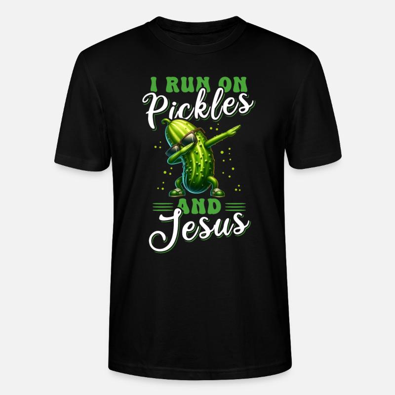 Concombre Jésus Foi Christ - T-shirt bio CRAFTER Stanley Stella Unisexe - noir