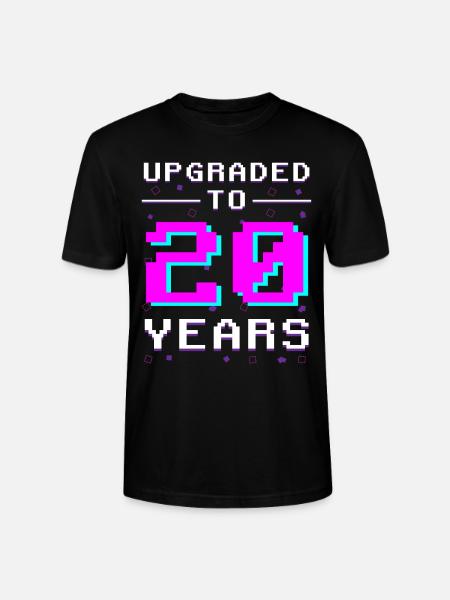 Two Decades Gamer: Retro Hero 20 - Stanley/Stella CRAFTER Unisex Organic T-Shirt - black