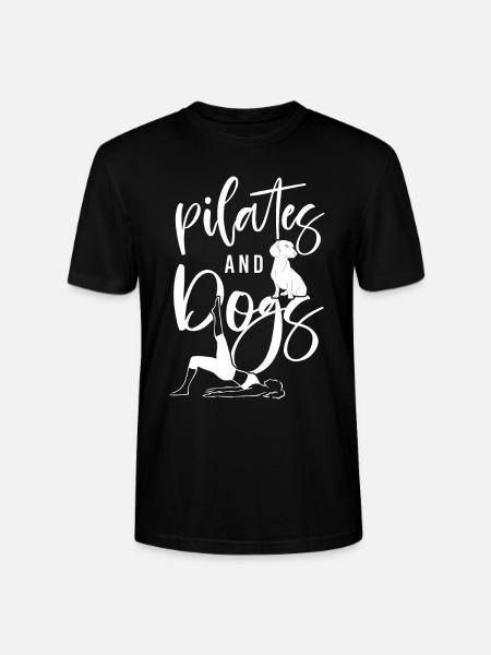 Pilates Instructor Teacher Dog - Stanley/Stella CRAFTER Unisex Organic T-Shirt - black