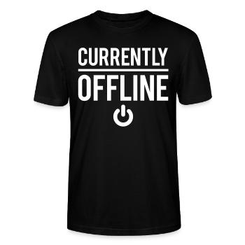 Currently offline geek informatique humour - T-shirt bio CRAFTER Stanley Stella Unisexe - noir - Devant - Alina (178cm) & Michal (187cm)