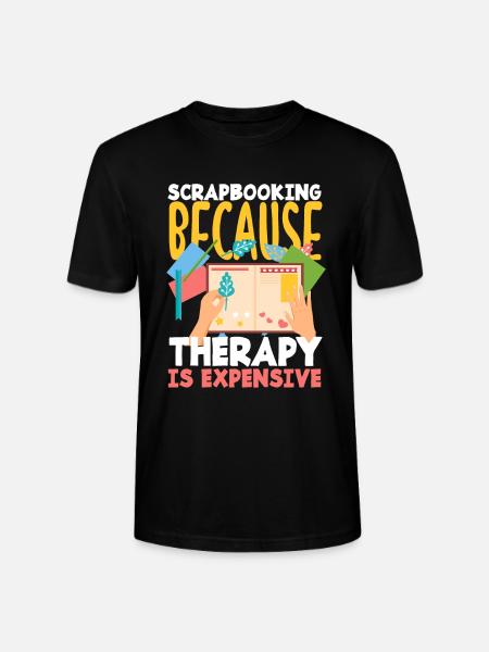 memory book scrapbook scrapbook - Stanley/Stella CRAFTER Unisex Organic T-Shirt - black
