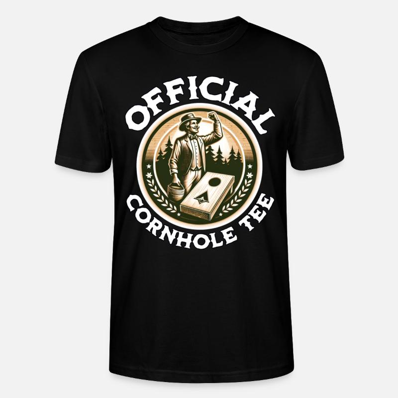 Cornhole - Stanley/Stella Unisex Bio-T-Shirt CRAFTER - Schwarz